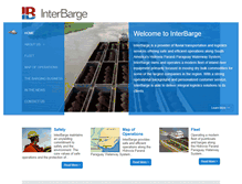 Tablet Screenshot of interbarge.com